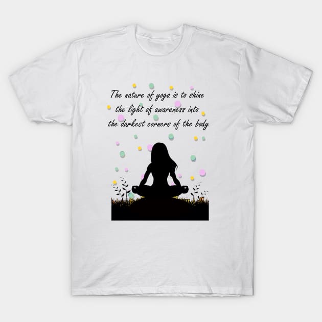 yoga T-Shirt by ART&LINES